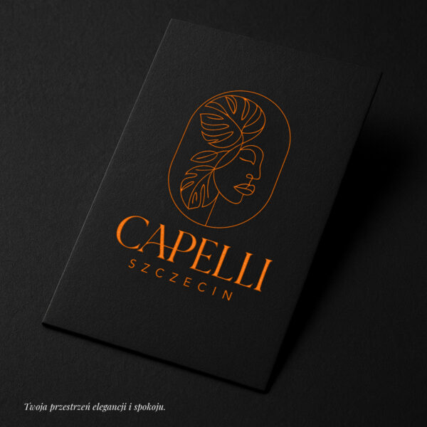 Logo marki Capelli – projekt materiałów promocyjnych i identyfikacji wizualnej wykonany przez Claus Studio